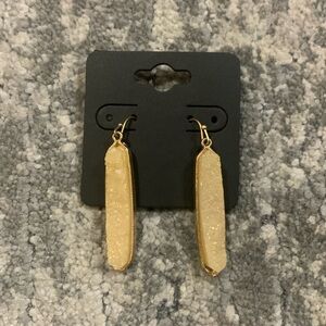 Drusy earrings NWT